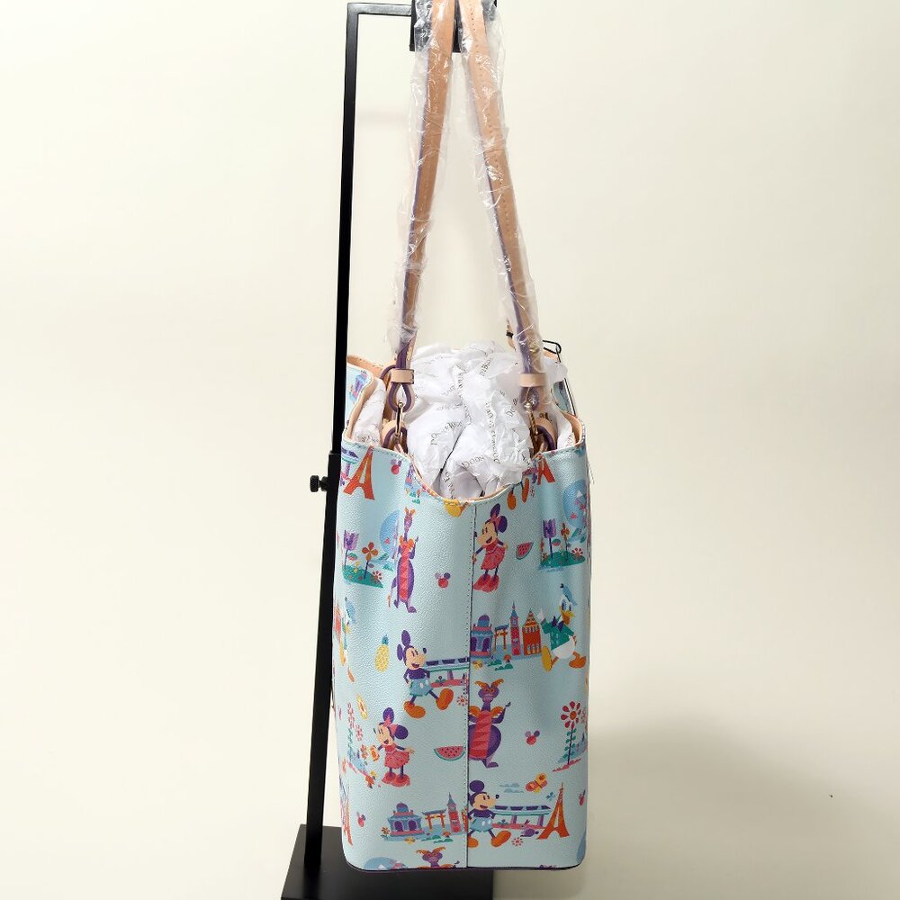 Dooney & Bourke Disney Parks Flynn Tote LBVC NWT Large 16” Bag - Picture 4 of 11